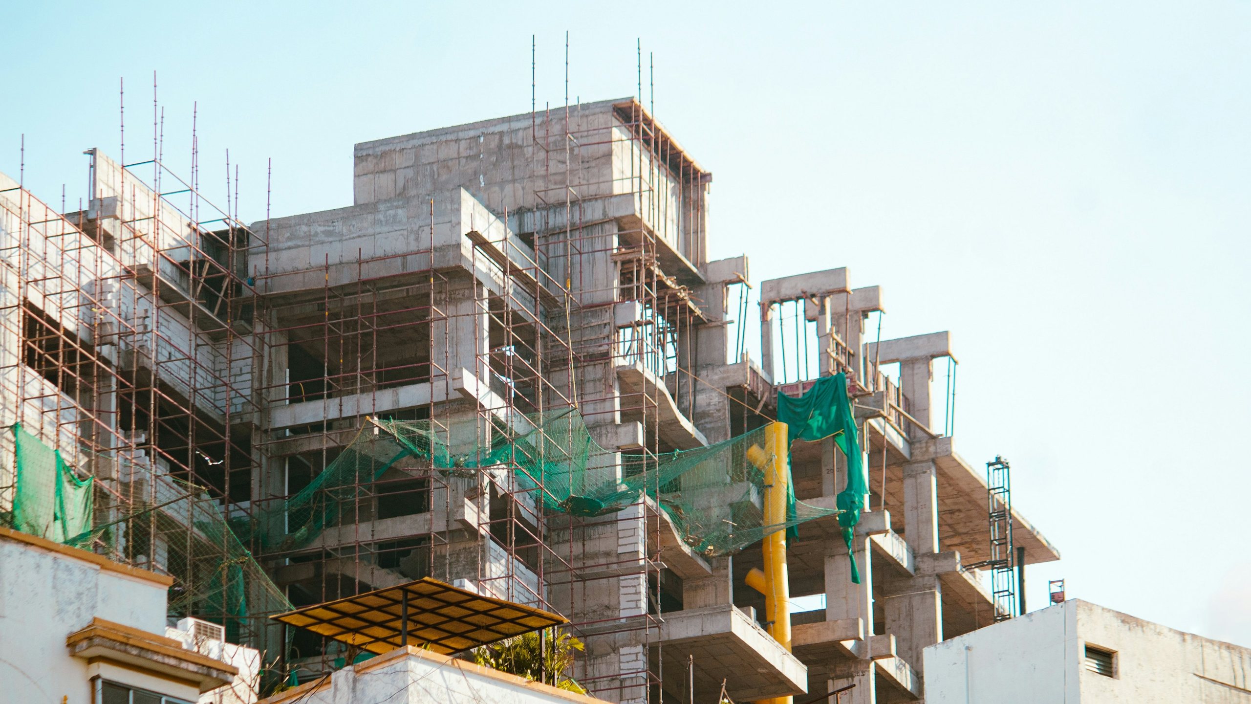 Interior work in progress at site